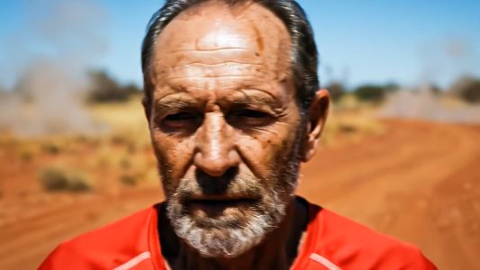 Elderly Cross-Country Runner