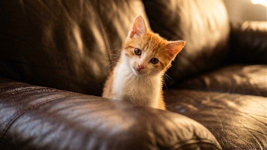 Kitten Thank You Message