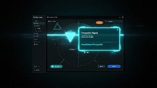 Metrivant landing-page product walkthrough video