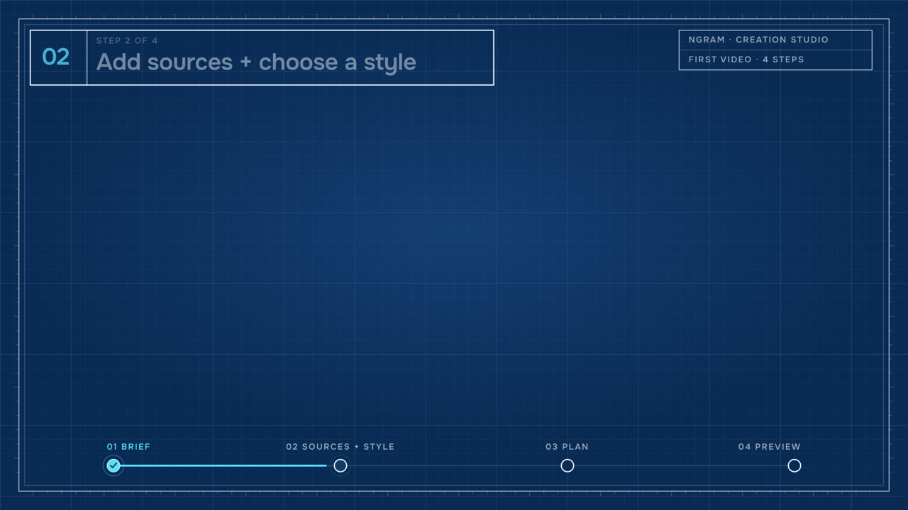 Your first ngram video in 4 steps | made with ngram