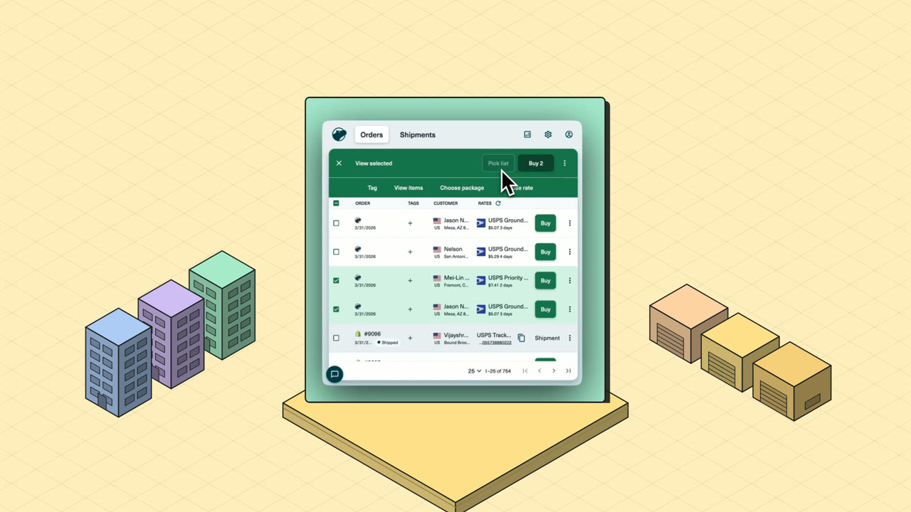 Shippo — orders, rates, labels in one place | made with ngram