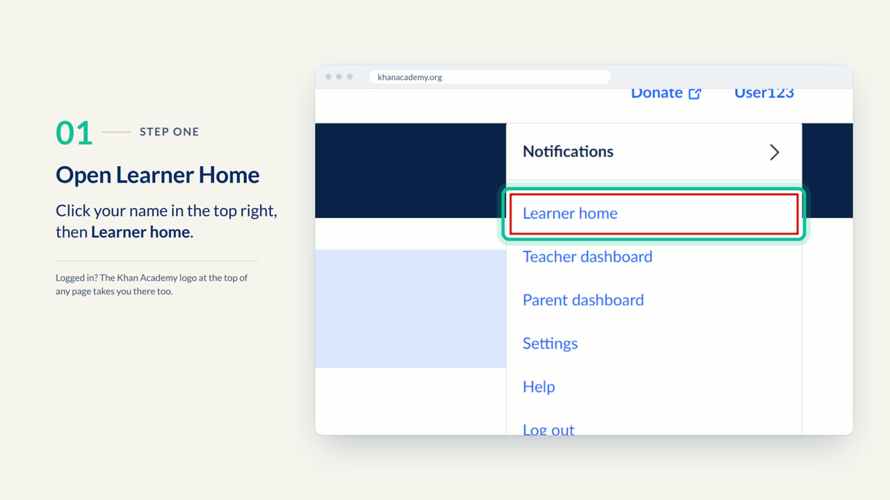Khan Academy — Find it all on your Learner Home | made with ngram