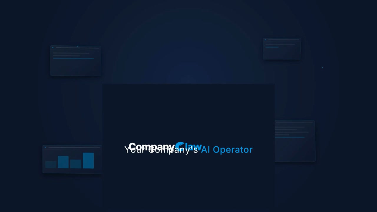 CompanyClaw: Your Company's AI Operator | product overview video made with ngram