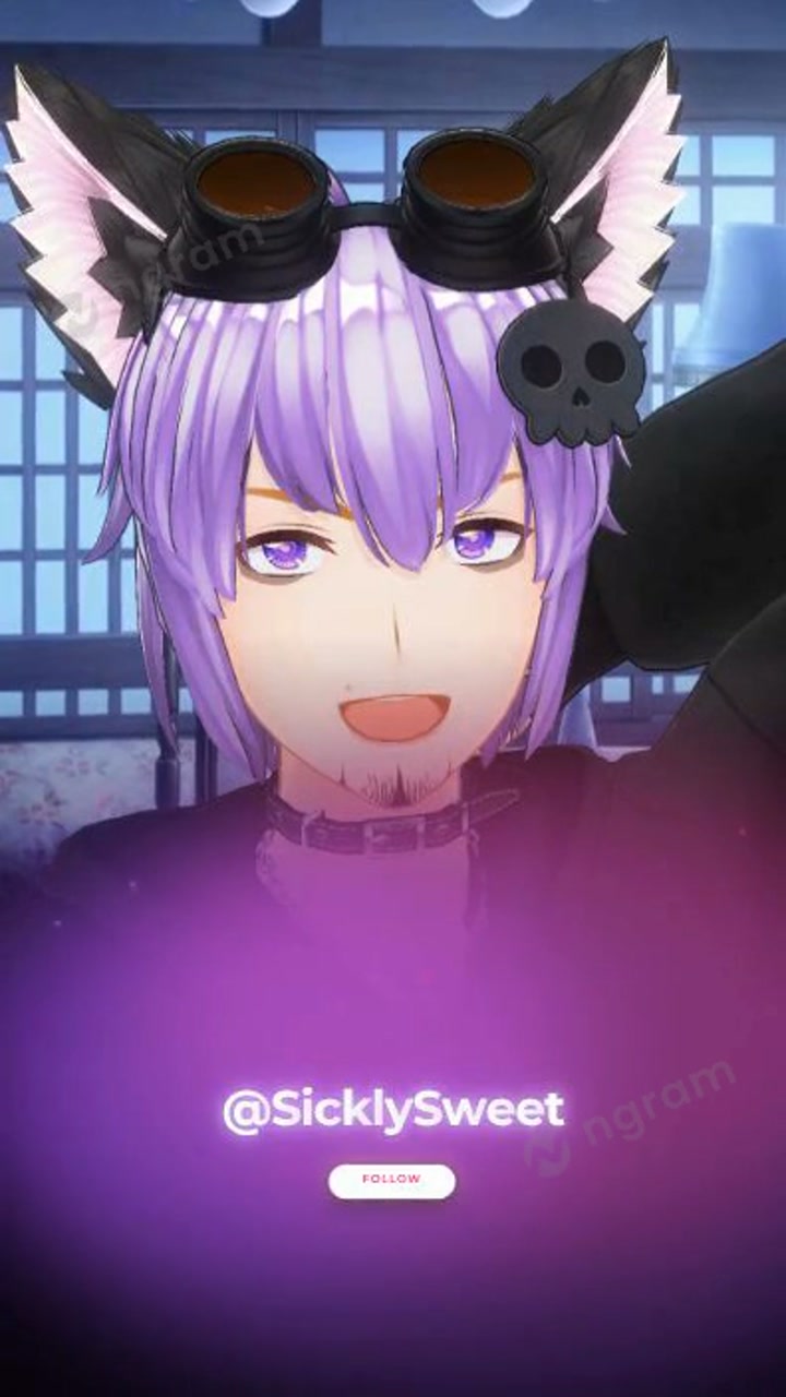 SicklySweet VTuber Animation Prompt | ai video made with ngram