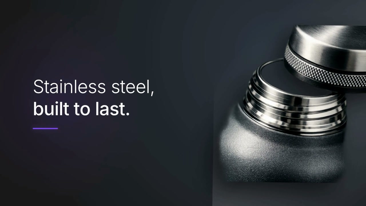 Stainless Steel Insulated Water Bottle | ad creative video made with ngram