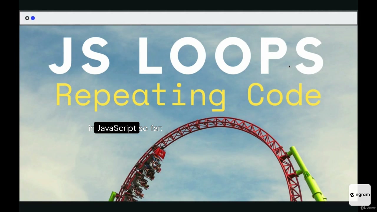 1. Intro to Loops Project | tutorial video made with ngram