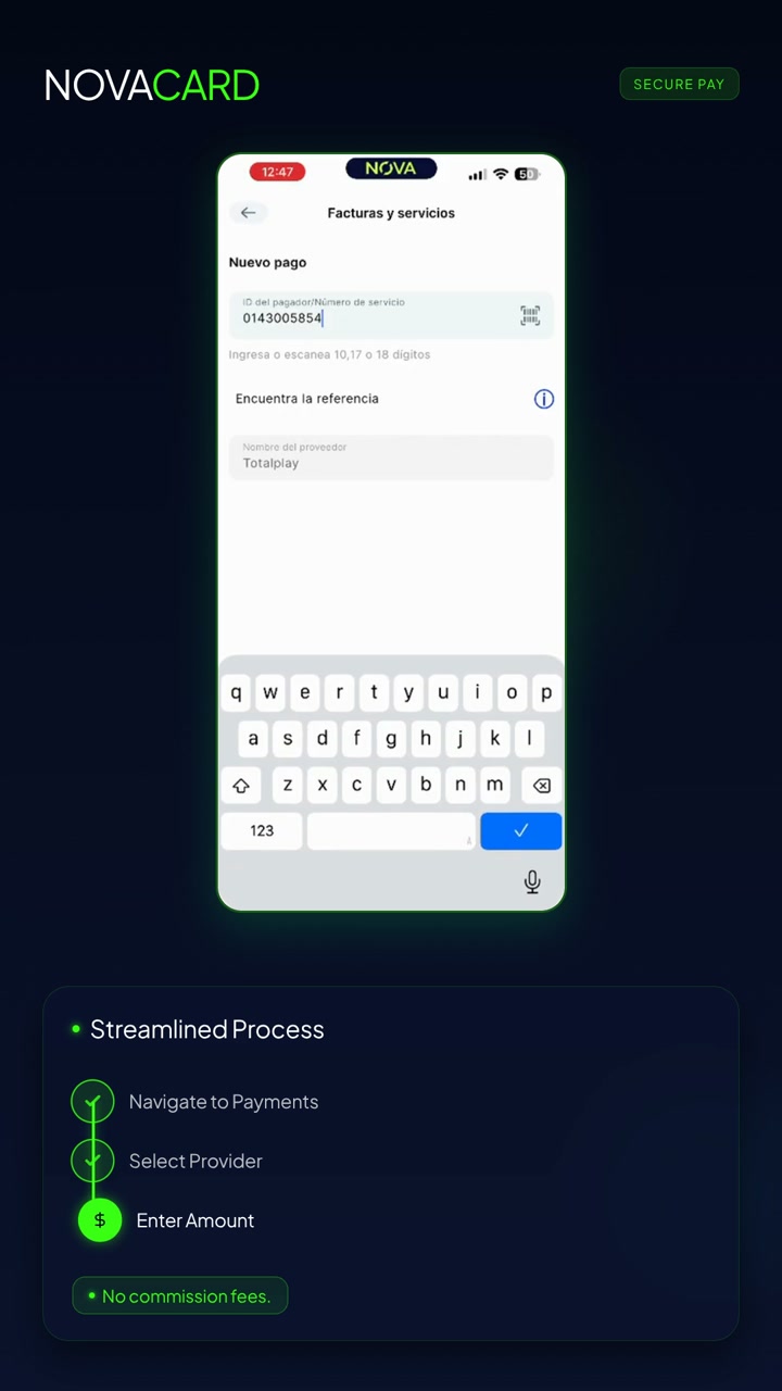 NovaCard Bill Payment App Walkthrough | saas product explainer video made with ngram